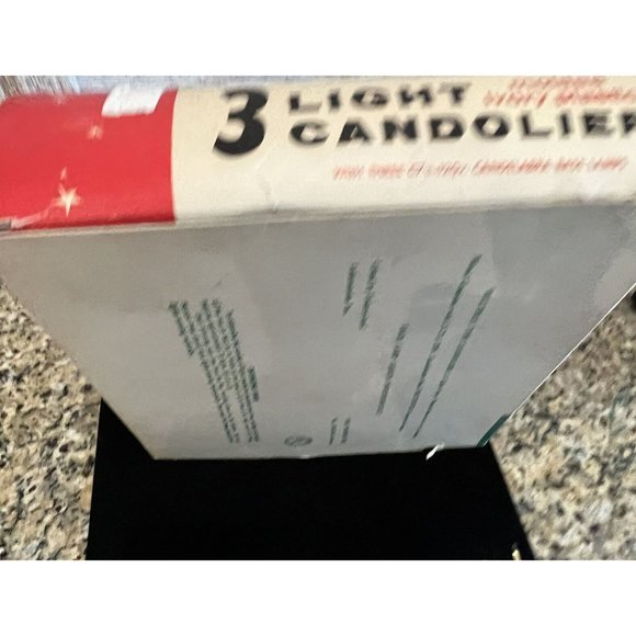 Vintage Cresent 3 Light Candolier Candelabra & Lamps in boxes Candle Light Works - Picture 8 of 10
